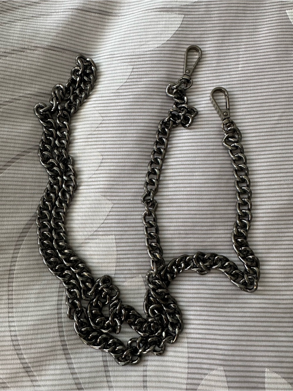 Metal Chain Strap for Bags - Gunmetal